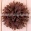 Lace Ruffled Fabric Flower For Baby Girls Hair Flower Center Accessories Hand Craft DIY ,YDKM07