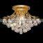 Empire large hotel long chandelier, big size crystal chandelier lighting