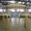 3.5m Hexagonal Dome Double-vented Steel Deluxe Round Outdoor Patio Canopy Party Gazebo with Curtains Sidewalls