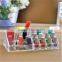 Customized acrylic cosmetic storage containers stand