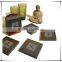All kinds of theme natural rusty color slate coaster