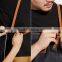 Custom high quality canvas apron leather trim