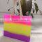 2015 Fashion shopping silicone jelly handbag/ silicone storage bag