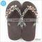 Supply machining rubber strap flip flop fashion lady flip flops