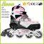 wholesale rubber wheel metal frame high end flashing roller skate