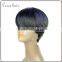 short synthetic hair wig for black women blue color