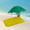 Palm tree island inflatable drink holder, pool float beer holder