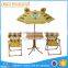 Wholesale metal kids furniture folding, kids garden set with umbrella