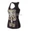 Red Hair Girl 3D Graphic Printed Women Casual Vest Camisole Top