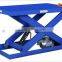 battery powered scissor lift platform lifter platform for car lifting or cargo lifting