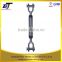 Fastener manufacturer US type galvanized mini turnbuckle with jaw and jaw