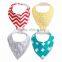 Best Quality Unisex Cute 4-Pack Baby Bandana Drool Bibs