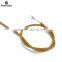 New Style Popular Colourful Textile Power Cord ,Brown Yellow Fabric Power Cord Round