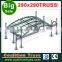 Outdoor Performance aluminum stage truss, Background truss