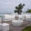Synthetic rattan wicker sofa set Outdoor Furniture (1.2mm alu frame powder coated,10cm thickness cushion, waterproof fabric)