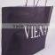 2015 New design kraft paper bags with black twisted handle with cheap price