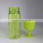 food grade water bottle cup drinking bottle with shot glass cup manufacturer
