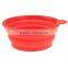 Excellent quality most popular novelty silicone pet bowls colorful