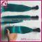 Beautiful ombre hair #1B teal straight unprocessed virgin human brazilian hair bundles