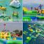 2016 hot sale small inflatable water fun park game for body health and happy