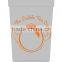 plastic drinking cup for bubble tea