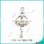 enamel metal ballet dance girl shoes charm