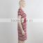 F5S40355 Women Stripe fashion Dress 2016 Summer