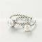 European Style 2016 New Design Pearl Finger Ring