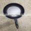 Forged aluminum granite stone coating frying pan / chinese frying pan