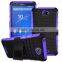 Factory directly tpu pc hybrid case for Sony Xperia E4 case with stand