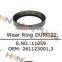 Putzmeister wear ring DURO22 OEM 261123001, 3 wear ring & wear plate concrete pump spare parts