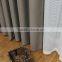 2 panels grommet dark grey hotel blackout curtain