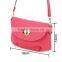 High quality fancy pouch wallet genuine leather shoulder bags with single strap