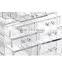 Choice Fun Large Acrylic Makeup Organizer Detachable 5 Pieces Set with 9 Drawers
