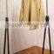 Single bar clothes hanging stand Garment Rack Black