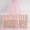 Make in order 100% polyester baby cot mosquito net