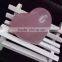 Natural Hears Shaped Rose Crystal Stone for Sale