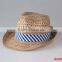 Hot selling haedweaved paper straw homburg hat