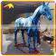 KANO4254 Garden Decoration Fiberglass Realistic Fake Horse
