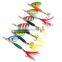 18CM 77g hard fishing spinner bait artificial blades for metal bass fishing lure spoon dressed treble hooks