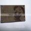 Silk screeen printing apparel leather patch