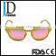 2016 Hot Women Men Unisex Carbon Fiber Aviator Sunglasses with Mirrored Lenses