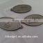 brass JEWELRY Tags in plating
