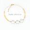 High Quality Stainless Steel Transparent Big Crystal Statement Necklace for Dress