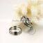 Silver Plated Stainless Steel Round Ring Fashion Couple Ring Wedding Jewelry 6210025