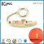 Gold fancy metal oval handbag logo charm
