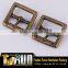 China fashion 3D V shape metal shoe buckle