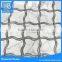 White and grey marble shaped backsplash floor tile patterns for small bathroom