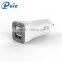 Newest Portable and stable performance phone car charger dual usb car charger with blue LED indication for mobile phone battery