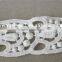Latest Fashion Design of Net Embroidery Lace Trim Decorative Lace Trim Lace in 4cm in White for Clothing